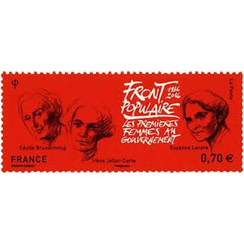 80ème Anniversaire Du Front Populaire Année 2016 N° 5070 Yvert Et Tellier Luxe