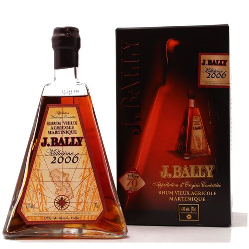 Rhum J. Bally Vieux 2006 Bouteille Pyramide - 70cl