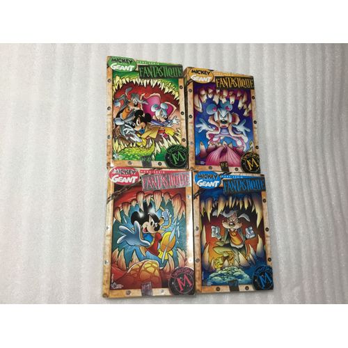 4 Livres Mickey Parade Géant Fantastique H Série ,Vo 1,2,3,4