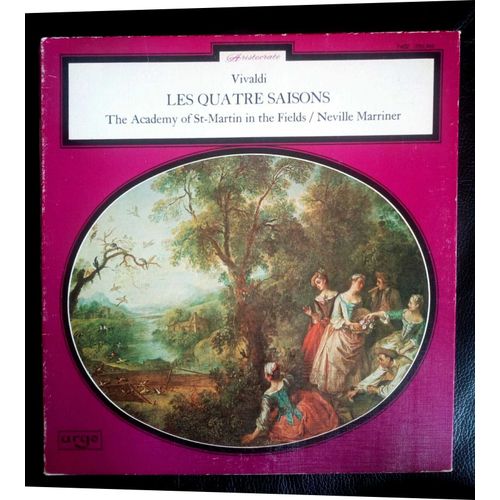 Vivaldi Les Quatre Saisons Neville Marriner 33t