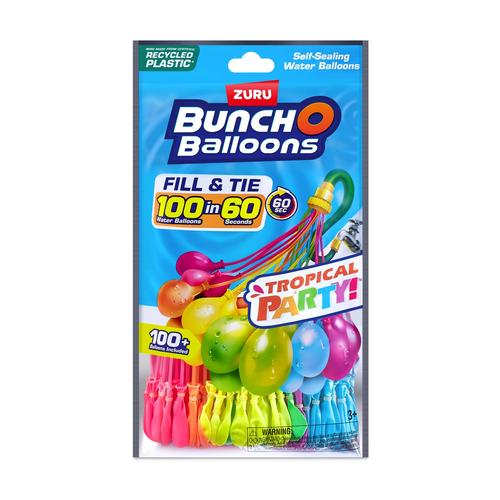 Bunch O Balloons Tropical Party 3 Pack - 100 Water Balloons Pdq