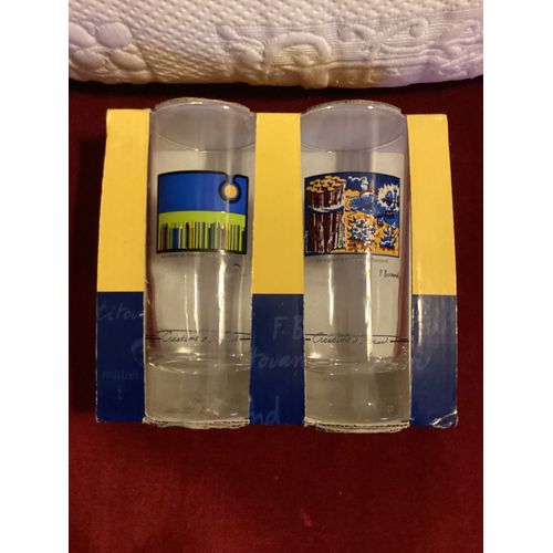 Lot De Deux Verres Tube Ricard
