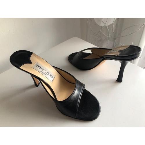 Escarpins Mules Jimmy Choo En Cuir Pointure 35 1/2.