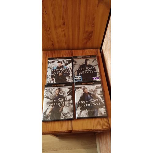 Lot De 4 Blu-Ray 4k + Blu-Ray De 4 Jason Bourne (Neuf Sous Blister)