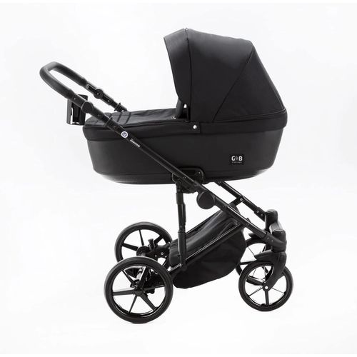 Poussette Pour Bébé, 3 En 1, Portable, Pliable, Porte-Biberon, Multifonctionnelle, Noire