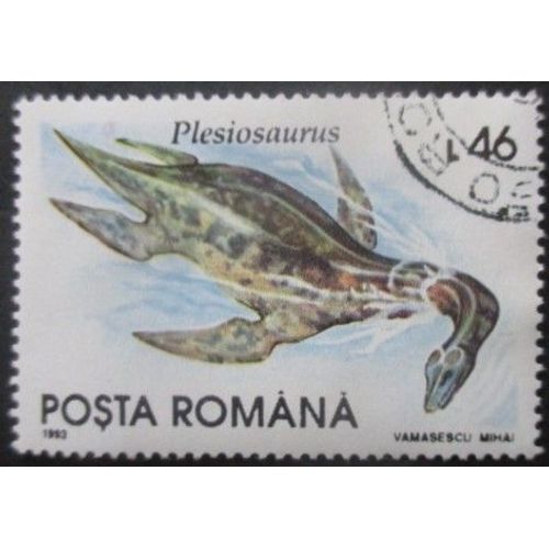 Roumanie N°4083 Animal Préhistorique Oblitéré