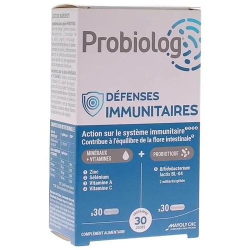 Mayoly Spindler Probiolog - Défenses Immunitaires - 2 X 30 Gélules 