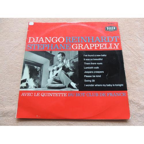 Django Reinhardt, Stephane Grappelly* Avec Le Quintette Du Hot Club De France - Disque Vinyle 33t 25cm 10"