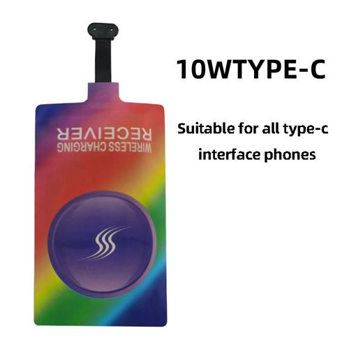 Chargeur Sans Fil 10w Rechargeur Rapide Pour Téléphone Chargeur Sans Fil De Standard Qi Couleur Directe D'usine Interface Type-C