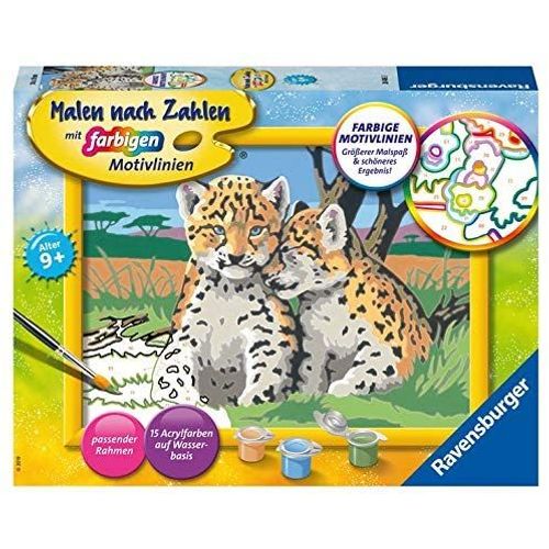 Ravensburger Peinture Par Numéro 28486 - Petits Léopard