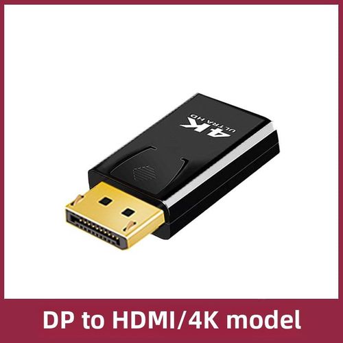 Adaptateur 4K Haute Définition DP vers HDMI pour Ordinateur de Bureau Ligne de Connexion Haute Définition Interface DisplayPort Couleur DP vers HDMI