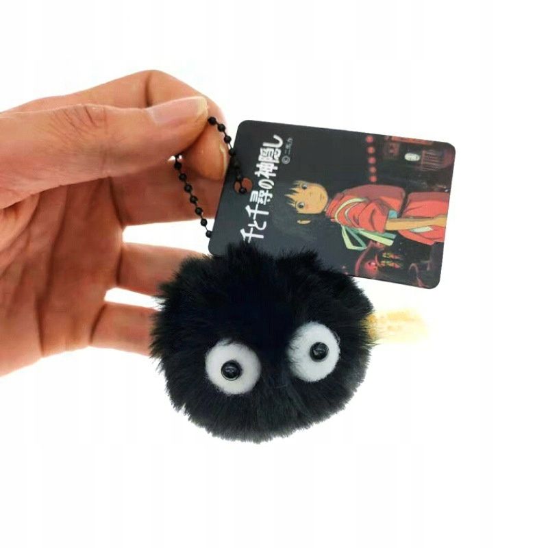 Porte-cls Anime Spirited Away noir petit brykie - 2