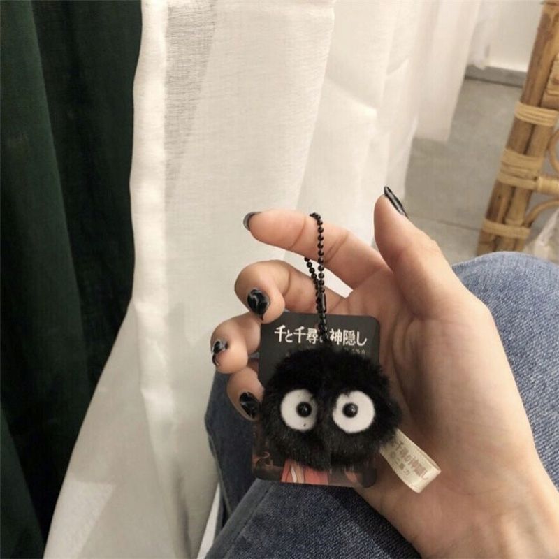 Porte-cls Anime Spirited Away noir petit brykie - 4