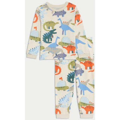 Pyjama 100 % Coton À Motif Dinosaure (Du 1 Au 8 Ans) - Multicolore