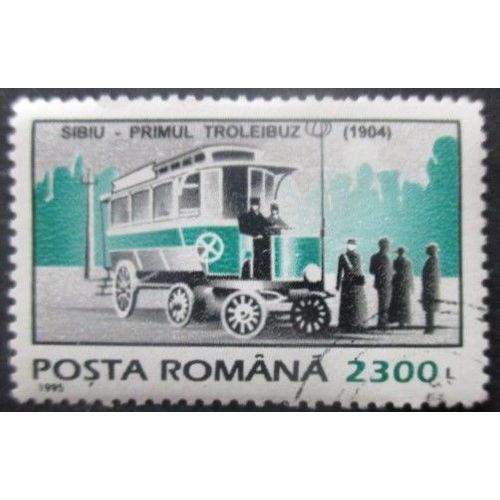 Roumanie N°4249 Trolleybus Oblitéré