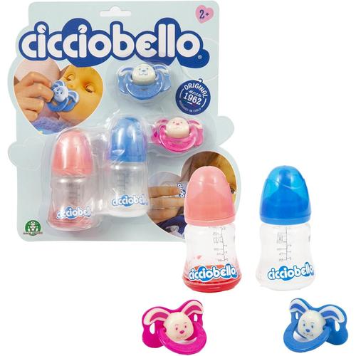 Ensemble D'accessoires Avec 2 Sucettes Et Deux Biberons Pour La Petite Fille Qui Veut Prendre Soin De Sa Poupée, Pour Filles À Partir De 3 Ans D'âge, Jeux Précieux, Multicolore Ccb80000.[G1007]