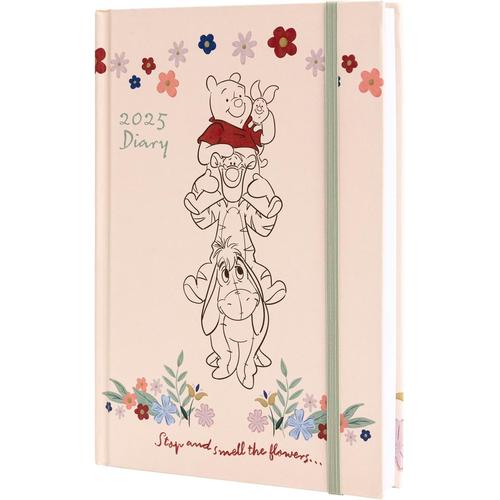 Winnie L'ourson Agenda 2025, Format A5, 14,8 X 21 Cm, Pour Enfants Et Adolescents, Organiseur Quotidien Pour Bureau Et École.[G403]