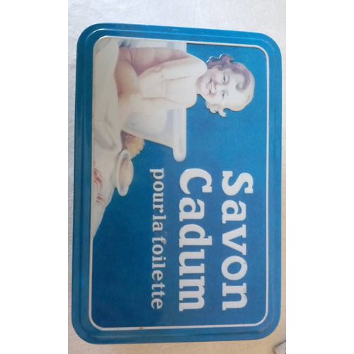 Boite Métallique Vide Cadum, Savon Pour La Toilette 