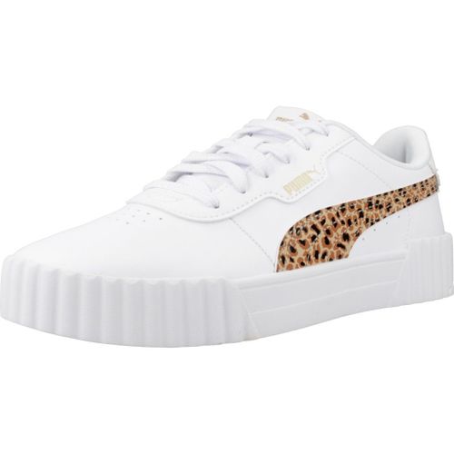 Chaussures Puma Carina 3.0 Animal Jr Colour Blanc