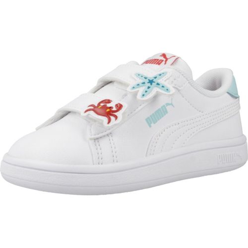 Puma Smash 3.0 Badges V In Colour Blanc - 35 1/2