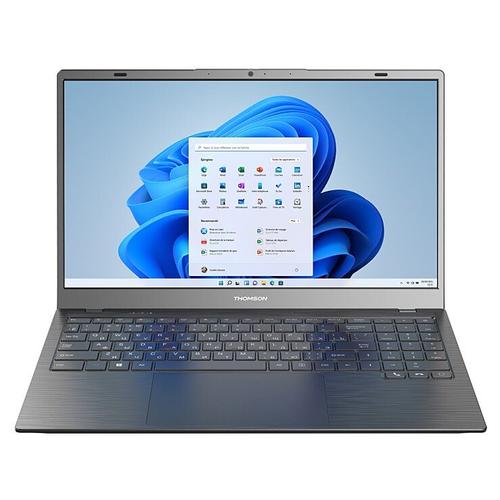 PC portable Thomson Neo 15 15,6' Intel Core i3-10110U 8 G0 RAM 256 G0 SSD Azerty Français Gris