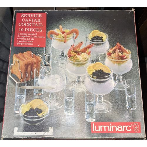 Service 19 Pièces Caviar / Cocktail - Luminarc