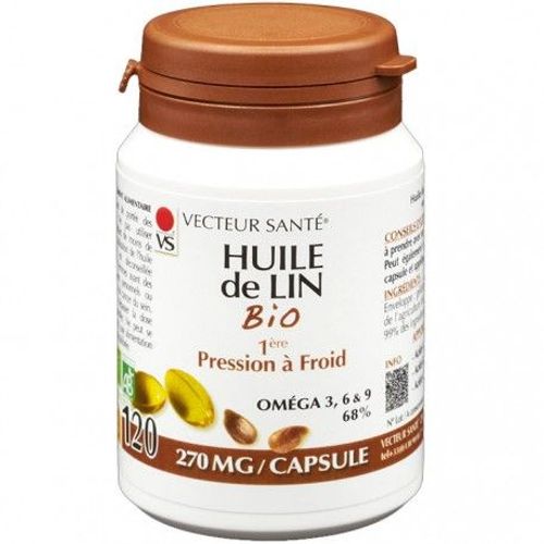 Huile De Lin Bio Capsules 