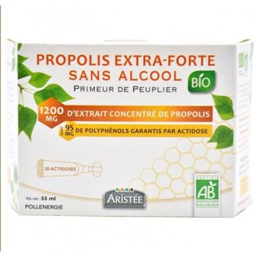 Propolis Extra Forte Sans Alcool Bio 