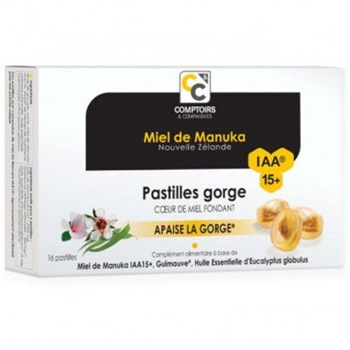 Pastilles Gorge Miel De Manuka Iaa 15+ 