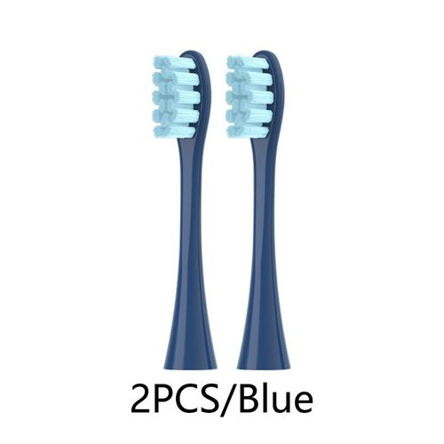 Brosses À Dents Soniques Remplaçables,Recharges Sous Vide,Buses À Poils Souples Dupont,2-3 Pièces- 2blue-C6470