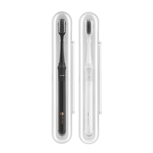 Méthode De Basse Dent Du Docteur B,Meilleure Brosse Fil Couple,Boîte De Voyage Incluse De Xiaomi Youpin- 1 White And 1black
