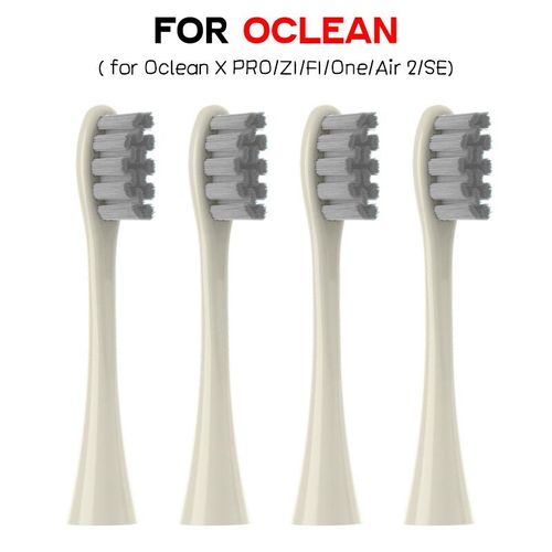 Têtes de brosse pour Oclean X PRO,Z1,F1,One,Air 2,SE,2,4,6,10,20,50,100 pièces,ensemble de buses souples DuPont- 4pcs-B26968