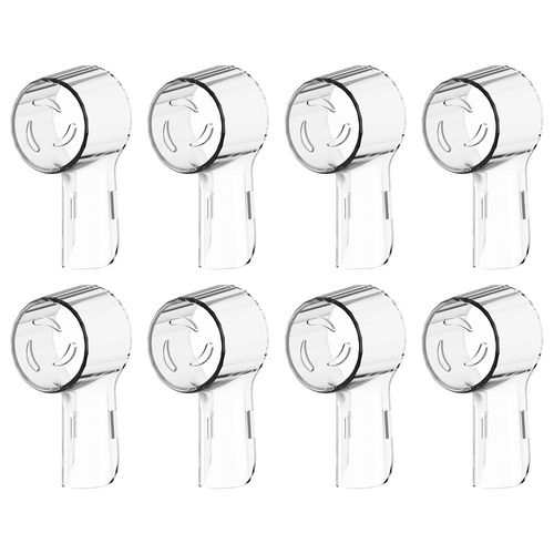Housses anti-poussière pour brosse à dents,compatibles avec les têtes de rechange Braun Oral B et la série iO- 8 Pcs-F3234
