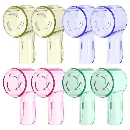 Housses anti-poussière pour brosse à dents,compatibles avec les têtes de rechange Braun Oral-B et la série iO- 8 Pcs-D9290