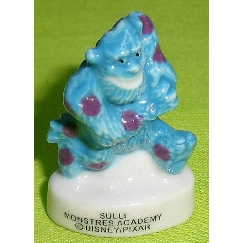 Fève Brillante Disney Pixar : Le Monstre Bleu Sulli De La Série Monstres Académy De 2014