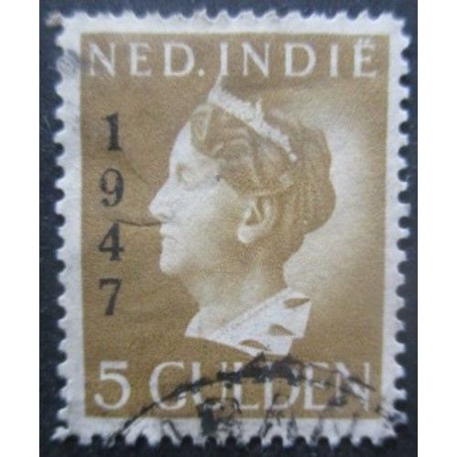 Inde Neerlandaise N°313 Reine Wilhelmine Oblitéré