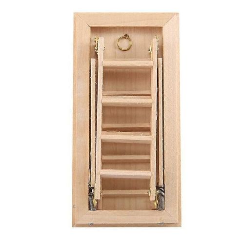 1:12 Mini Meubles Miniatures Pliants Escaliers Grenier Décoration Maison De Poupée