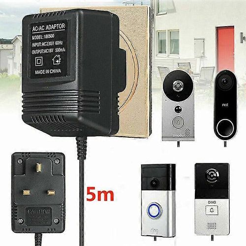 Pour Video Ring Doorbell Transformer 5m Power Supply Chargeur d¿adaptateur de charge