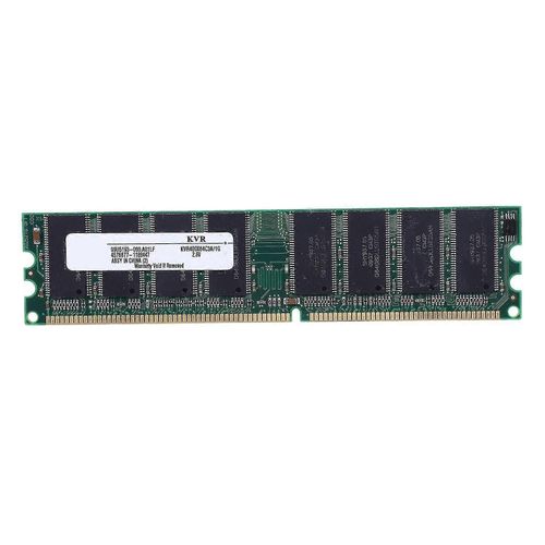 2.6V Ddr 400mhz 1GB Mémoire 184broches Pc3200 Desktop pour Ram Cpu Gpu Apu Non-ECC Cl3 Dimm