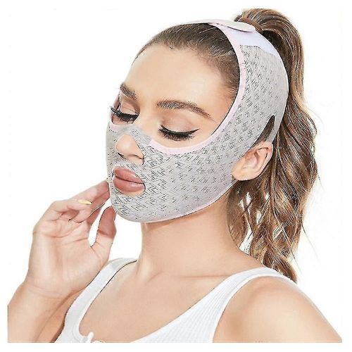 Masque De Sommeil Sculptant Le Visage De Beauté, Masque Amincissant Pour Le Visage V-Line, Mentonnière, Ceinture De Levage Du Visage, Resserrement De La Peau, Masques De Beauté Pour Le Cou - Ya 