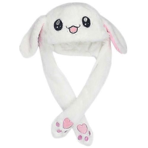 Oreilles De Lapin En Mouvement Saut Chapeau Fille Lapin Chapeau En Peluche Cosplay Fête Vacances Chapeau
