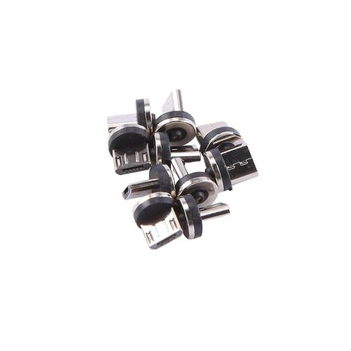 10pcs/Set Rond Câble Magnétique Plug 8 Broches Micro-Usb Prises Rapide Téléphone Aimant Chargeur Plug