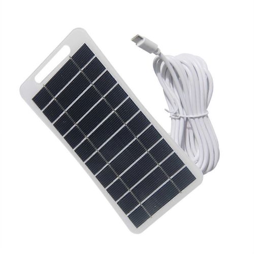 Mini Panneau Solaire 5v 2w, Panneaux Solaires De Type Micro De Chargeur Solaire Usb, Panneau Solaire Portable Pour Téléphone H