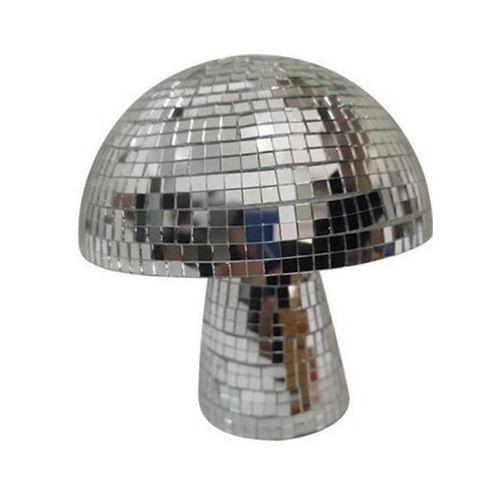 4in Champignon Forme Disco Boule À Facettes Chambre Décoration Esthétique Rétro Réfléchissant Sparkle Champignon