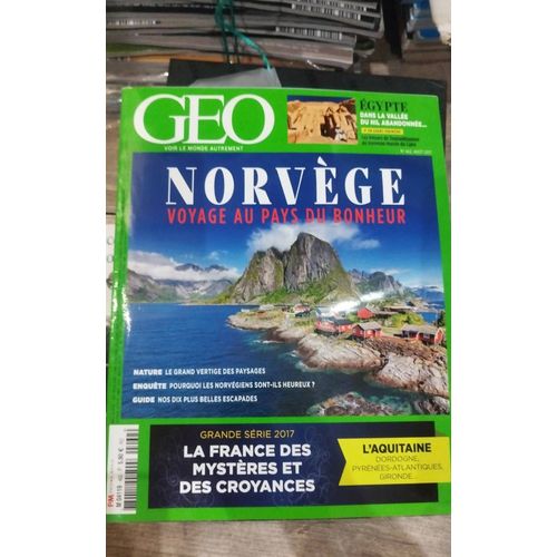 Geo - Numéro 462 - Août 2017 - La Norvège