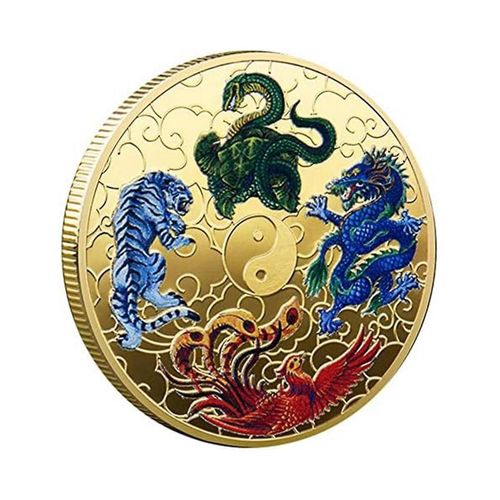 Anciennes Créatures Mythiques Lucky Coin Lottery Outil De Grattage De Billets