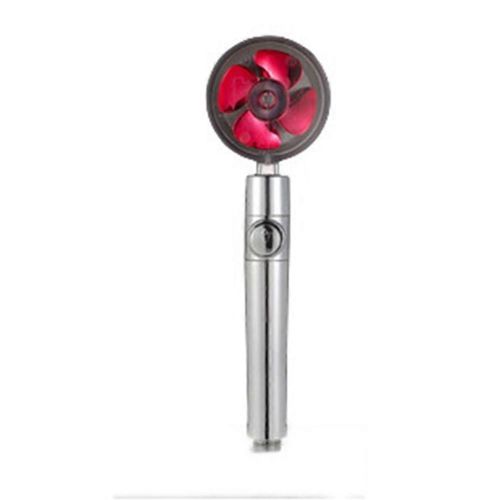 Handheld Propeller Turbo Fan Straight Shank Shower Haute Pression Rouge