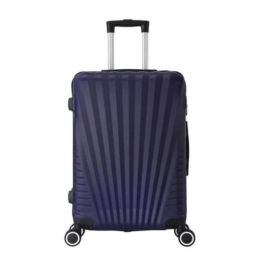 Valise Grande taille 4 roues 75cm Rigide - Trolley ADC "Elegance" Bleu Marine