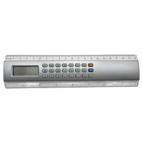 Calculatrice de règle Comptage multifonctionnel 20cm Mini personnalité 8 chiffres Calculatrice de poche Règle pour l¿école