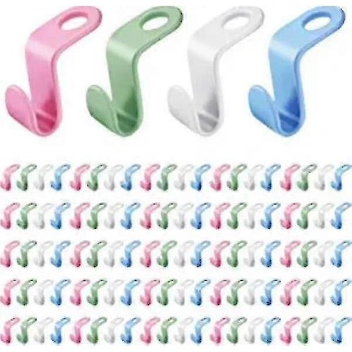 160pcs Vêtements Cintre Connecteur Crochets Extender Clips
